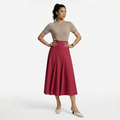 The Plisse - Rosewood Red